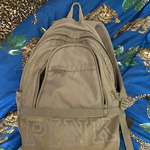 Green pink bookbag